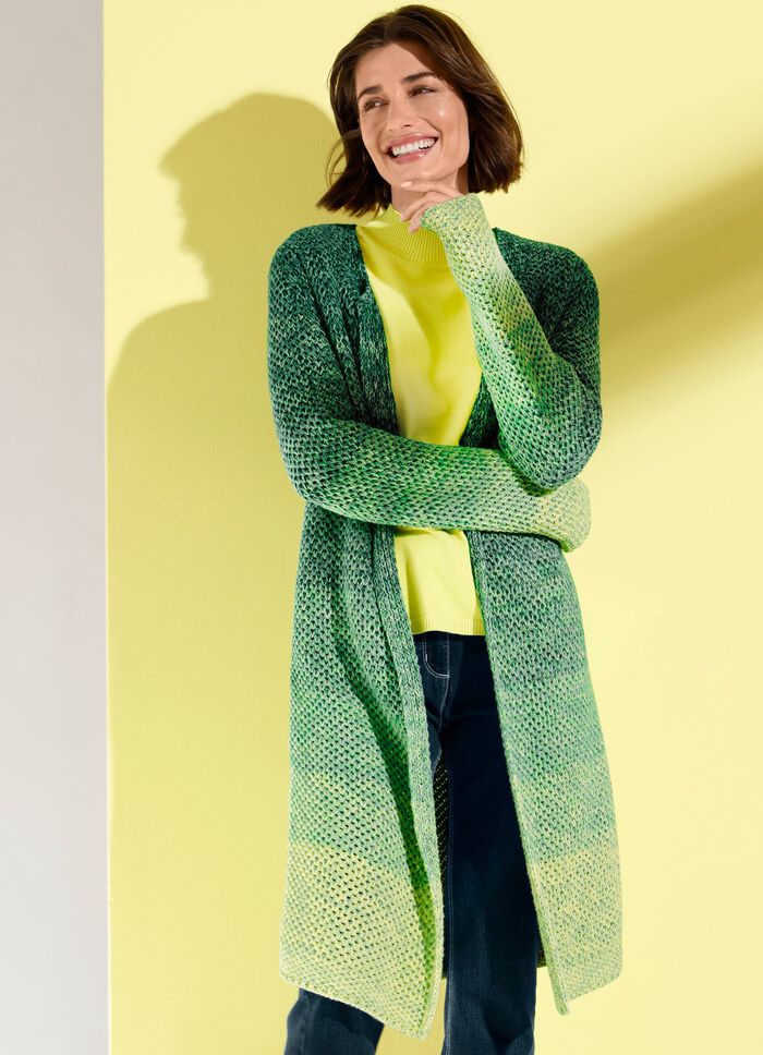 Strickjacke aus reiner Baumwolle 