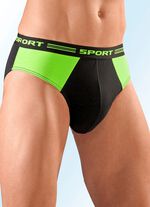 Viererpack Slips, uni mit Eins&auml;tzen 