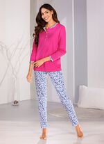 Zweierpack Schlafanz&uuml;ge, langarm mit Knopfleiste   