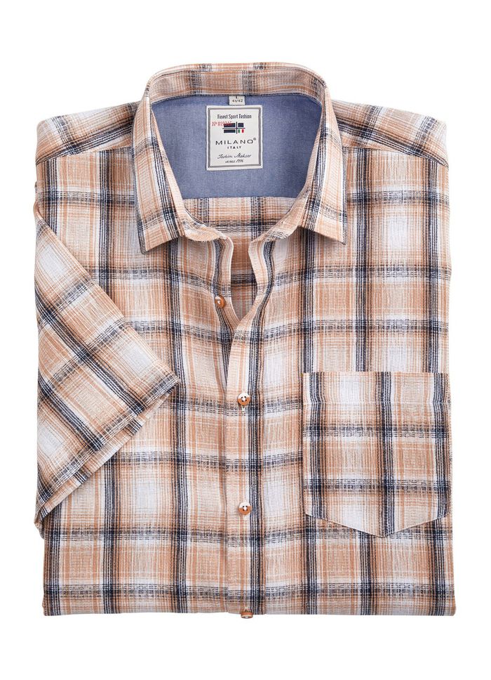 Kariertes Hemd von "Milano Italy" in 3 Farben 