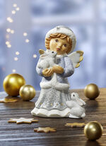 Engel mit H&auml;schen aus der Nina & Marco-Serie von Goebel 