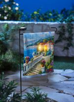 Solar-Fahne aus Samtstoff 