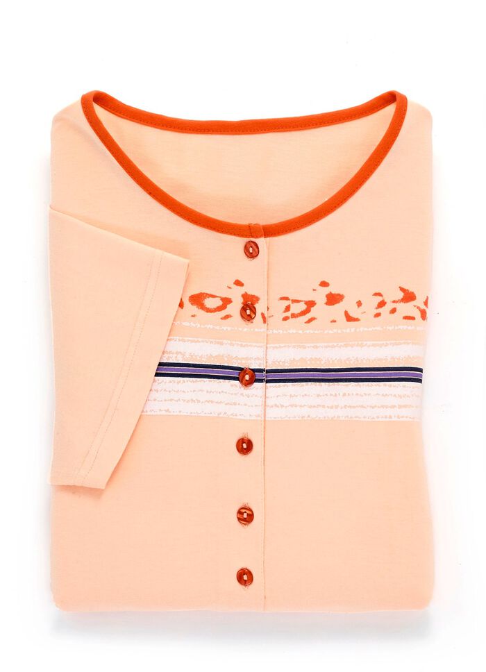 Zweierpack Nachthemden mit platziertem Druck vorne 