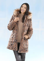 Jacke mit abnehmbarer Kapuze 