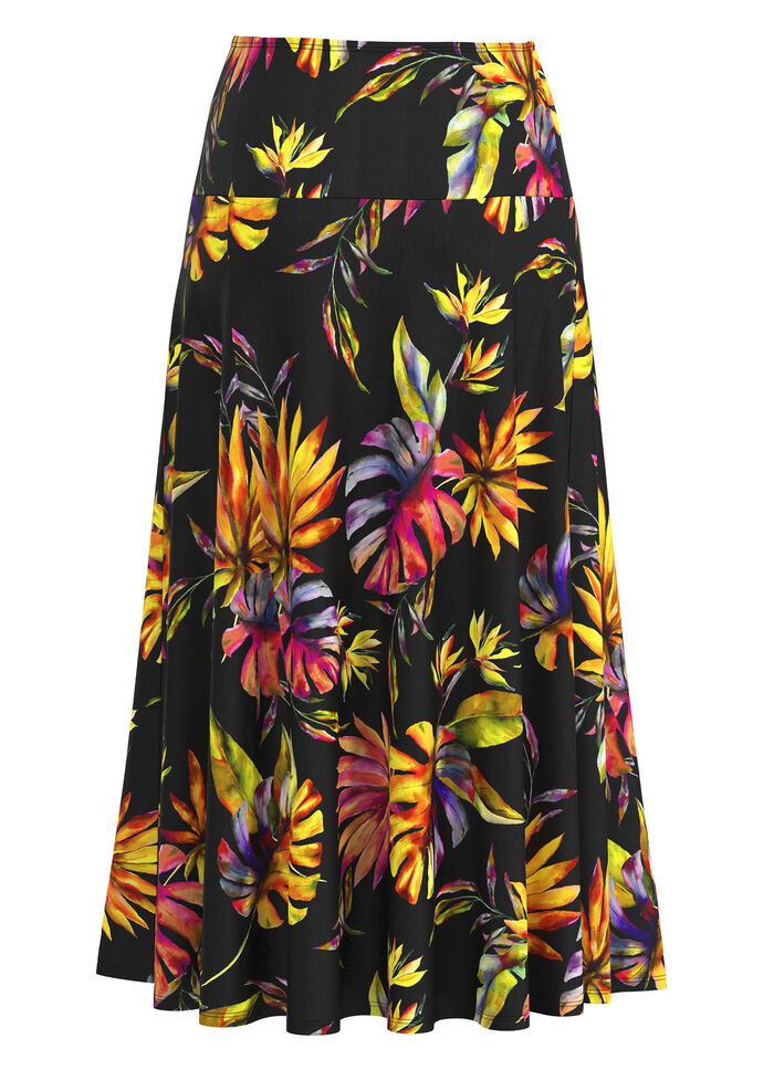 Rock mit farbbrillantem Druck 