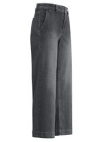 Jeans-Culotte mit luftig-weitem Bein 