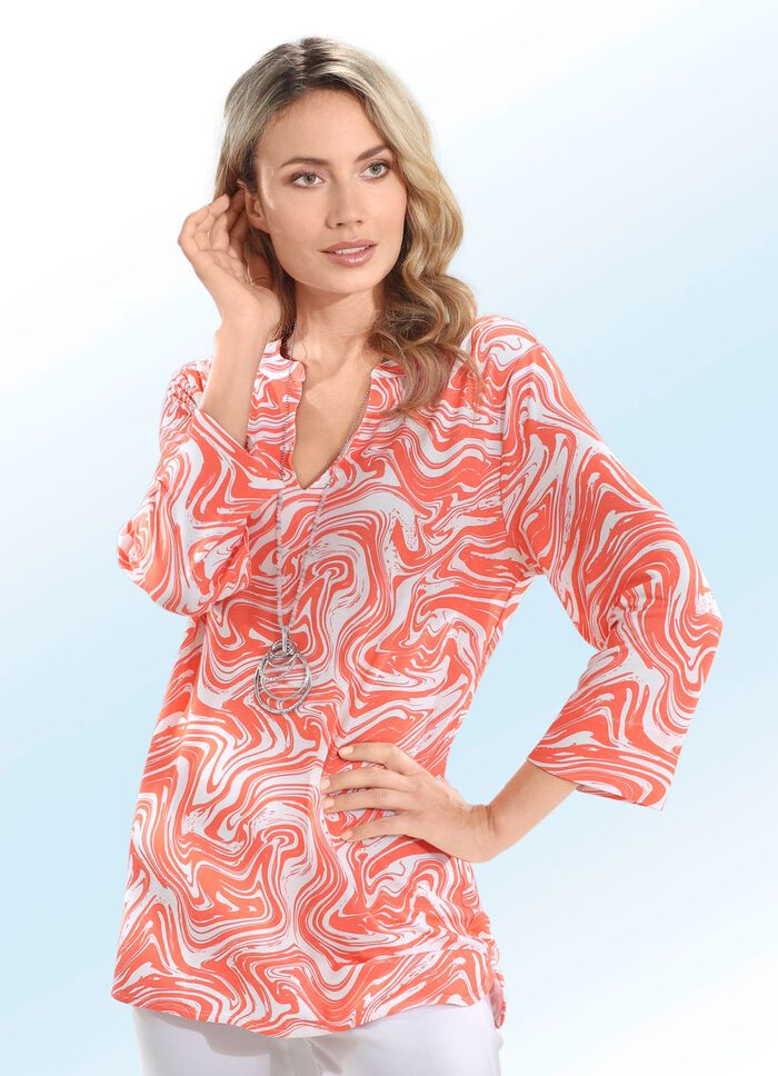 Shirt mit 3/4-langen &Auml;rmeln 