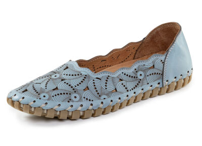 ELENA EDEN Ballerina mit interessanter Prägung 