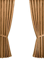 Übergardinen-Garnitur mit Universalschienenband BRAUN