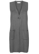 Strickweste mit dekorativem Verschluss 