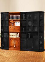 Teilmassive M&ouml;belserie mit Echtholzfurnier KIRSCHBAUM