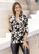 Tunika mit farbbrillantem Druck 