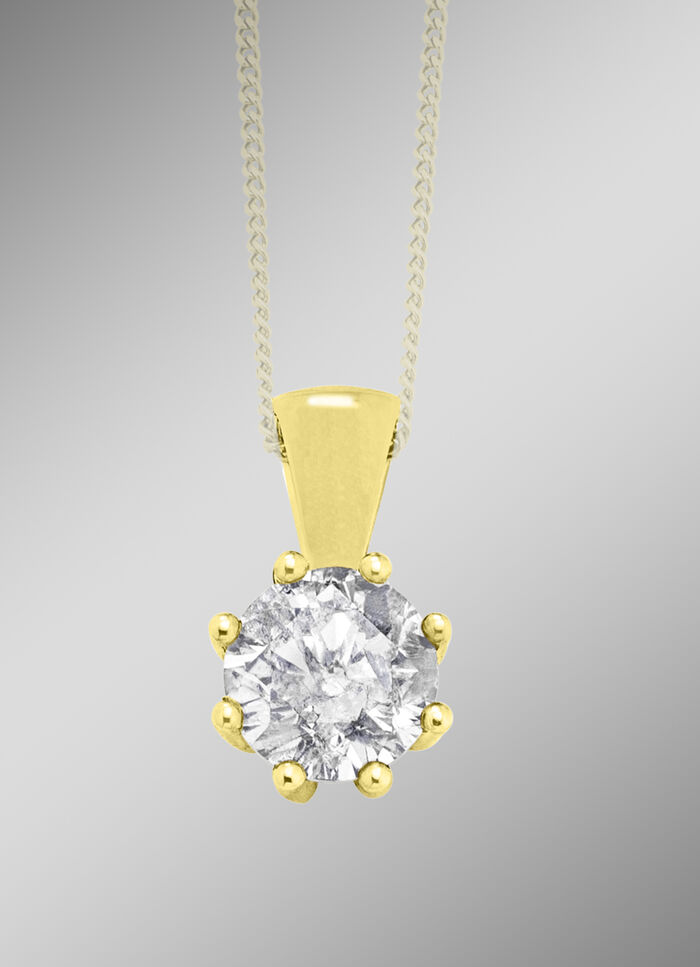 Funkelnder Anhänger mit Brillant 