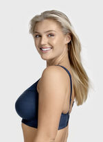 Miss Mary BH mit strukturierten Eins&auml;tzen MARINE
