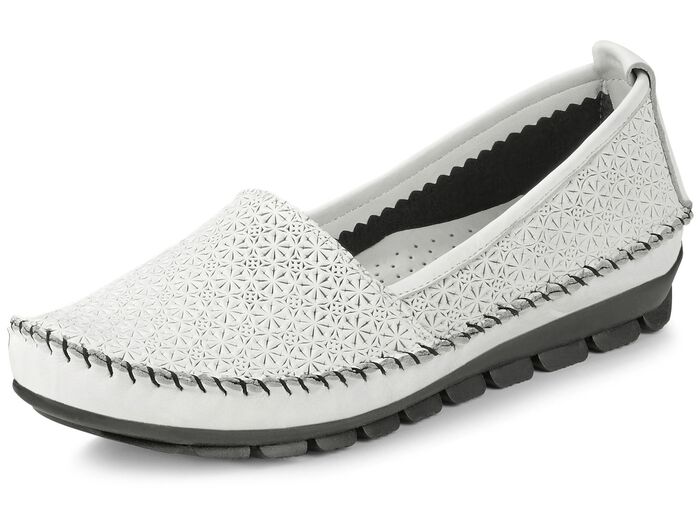 Gemini Mokassin-Slipper mit toller Pr&auml;gung 