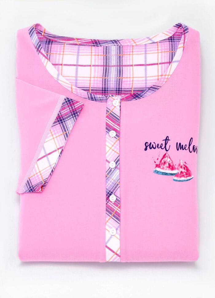 Zweierpack Nachthemden mit Knopfleiste 