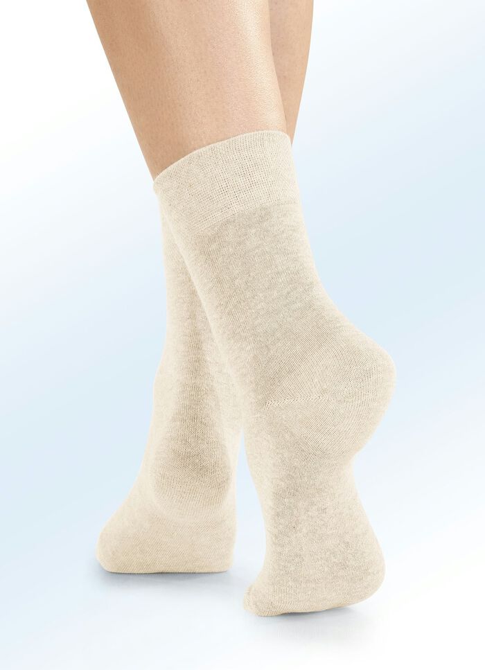 Viererpack Socken mit BIO-Baumwolle 