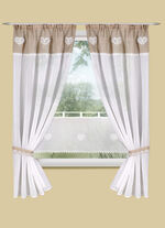 Kurzstore mit Häkelborten-Abschluss 