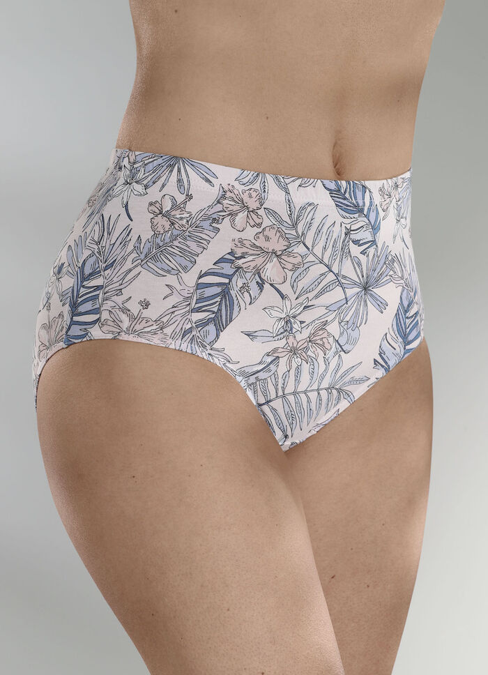 Viererpack Slips mit Druckdessin 