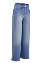 Jeans mit modischer Beinweite JEANSBLAU