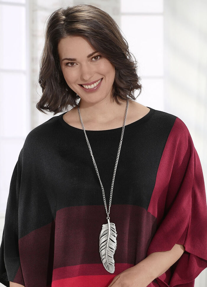 Halskette mit Feder-Anhänger 