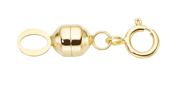 Praktische Magnetschlie&szlig;e aus Gold 