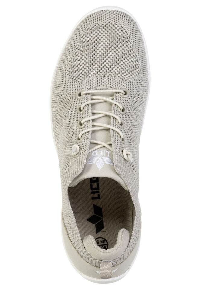 Komfortable Damen-Barfußschuhe, mit herausnehmbarem Fußbett ECRU