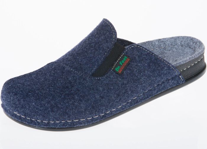 Klassische Herren-Hausschuhe, mit anatomisch geformtem Fu&szlig;bett 