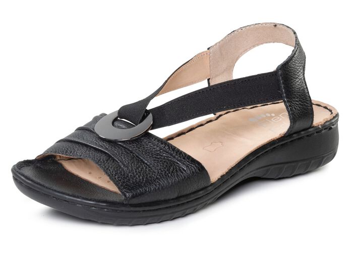 ELENA EDEN, leichte Damen-Sandalen, Weite H, mit Elastik-Bandage 