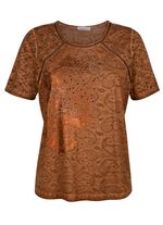 Shirt mit Netzeinsätzen 