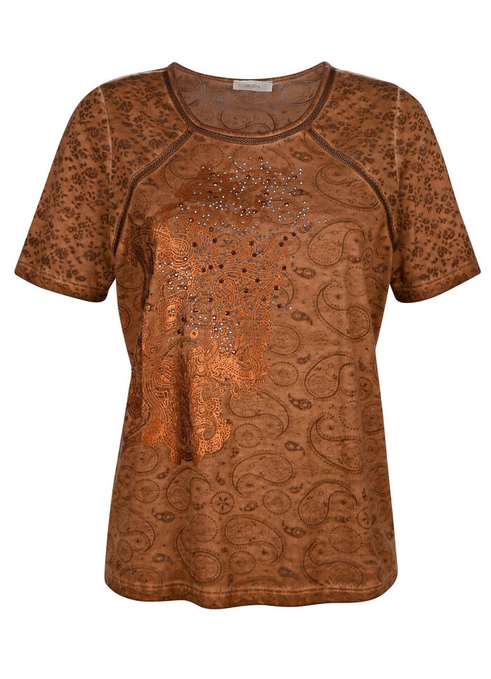 Shirt mit Netzeinsätzen 