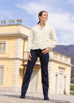 Jeans mit elastischem Formbund 