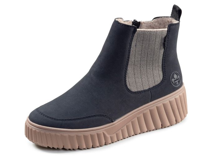 Rieker, trendige Damen-Boots, Winterschuhe, mit herausnehmbarem Fu&szlig;bett 