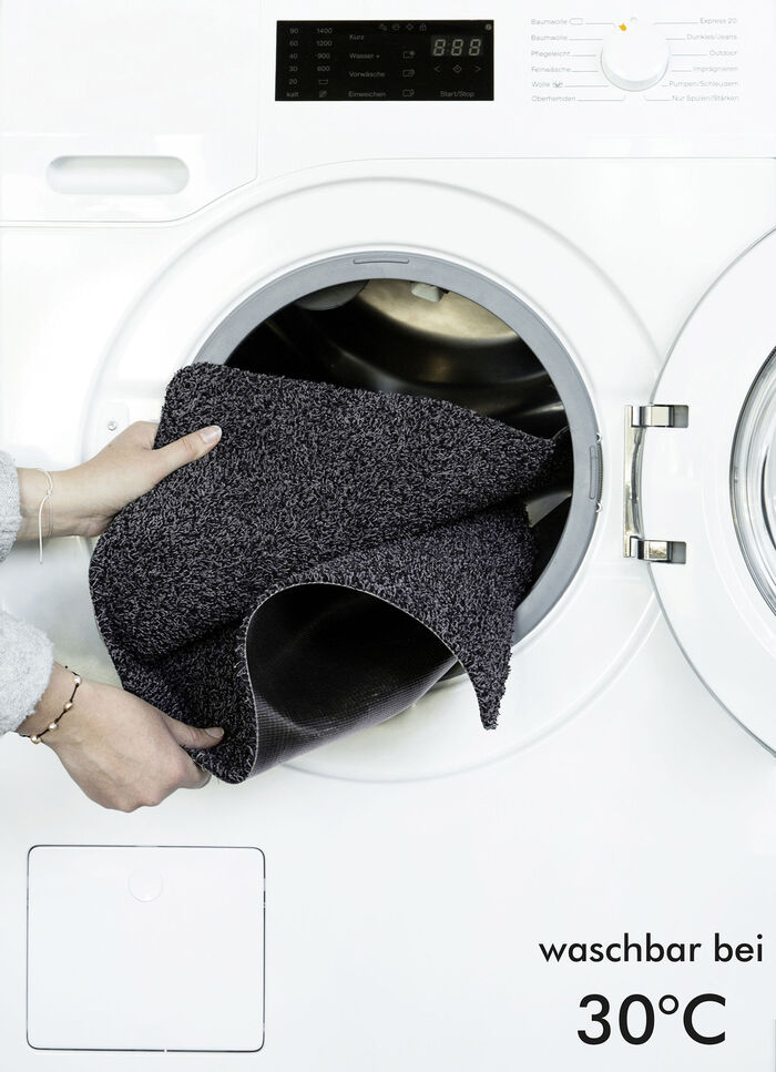 Waschbare Schmutzfangmatte für innen und außen ANTHRAZIT