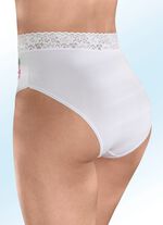 Dreierpack Slips mit Blumenmotiv 