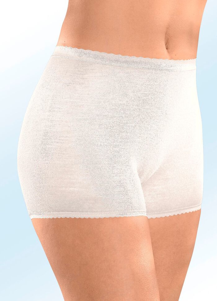 Con-ta Zweierpack Schl&uuml;pfer mit elastischen Abschl&uuml;ssen 