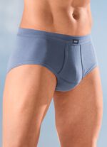 Viererpack Slips aus Feinripp, uni 