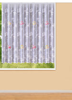 Blumenfenster-Store mit Universalschienenband MULTICOLOR