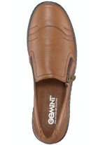 Gemini Slipper aus weichem Rind-Nappaleder COGNAC