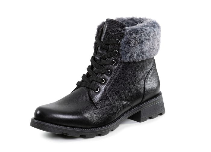ELENA EDEN, gef&uuml;tterte Damen-Stiefeletten, Winterschuhe, Weite G, mit herausnehmbarem Fu&szlig;bett 