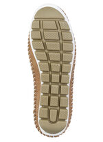 Gemini, sommerlicher Damen-Sabot, Weite G, mit herausnehmbarem Fußbett COGNAC