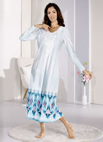 Knöchellanges Laurina Nachthemd mit Motivspitze  