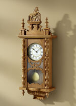 Wanduhr mit Pferd EICHE