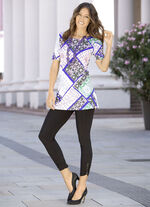 Longshirt mit Rundhalsausschnitt 