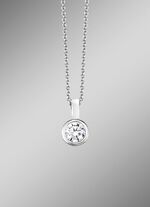 Zauberhafter Anh&auml;nger mit synth. Zirkonia 