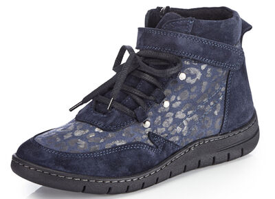 ELENA EDEN Schnür-Bootie aus Veloursleder 