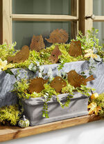 Dekostecker aus gerostetem Metall, 8er-Set 