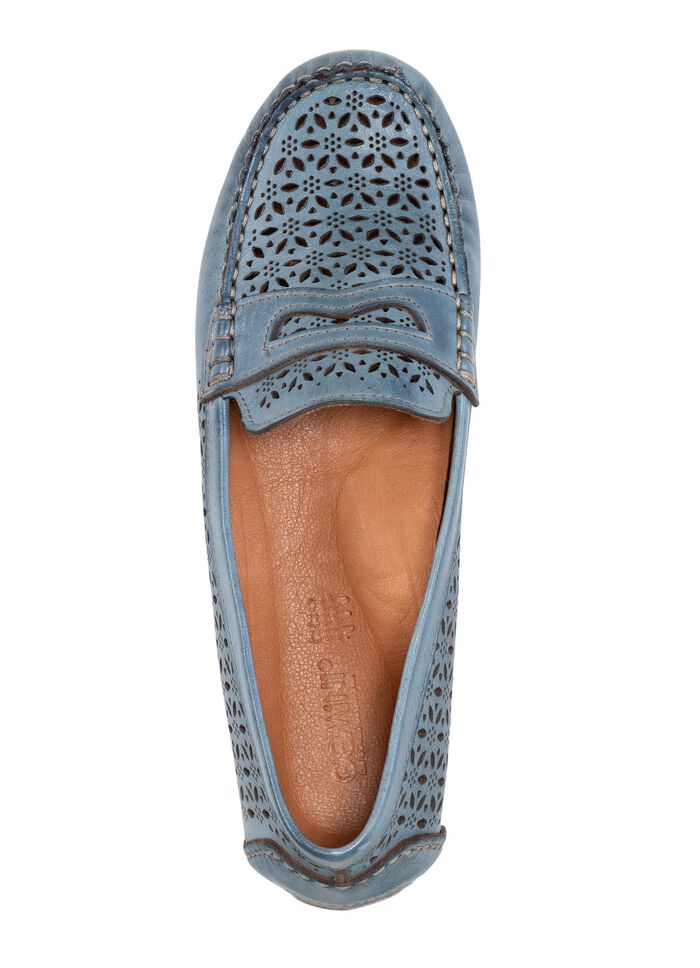 Gemini Slipper aus schattiertem Nappaleder 