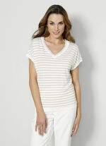 Shirt mit dekorativen Glanzgarn-Elementen 