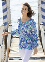 Ausdrucksvolles Shirt mit langen Raglan-&Auml;rmeln 